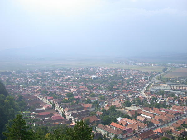 View from Rasnov Castle