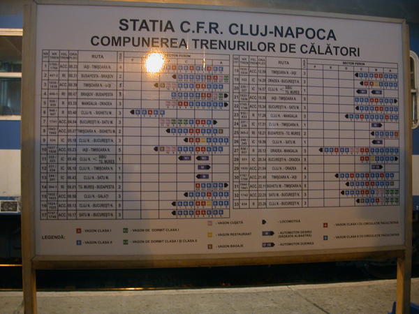 Excellent Train Schedule Board