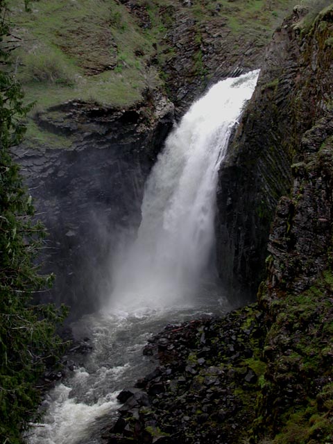 Lower Elk Creek Falls (72498 bytes)