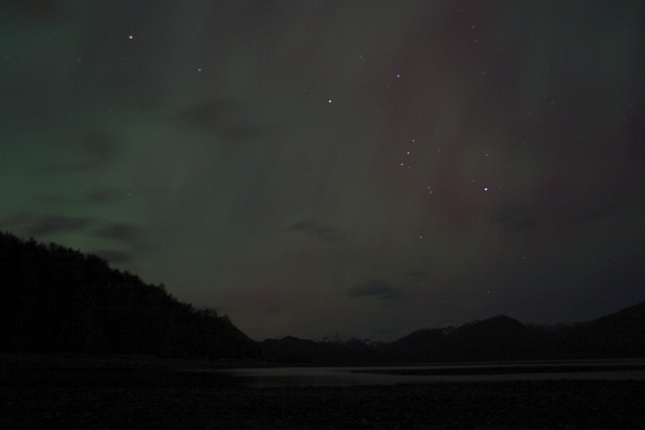 Northern Lights and Orion II (46546 bytes)