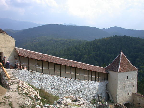 Rasnov Castle Wall