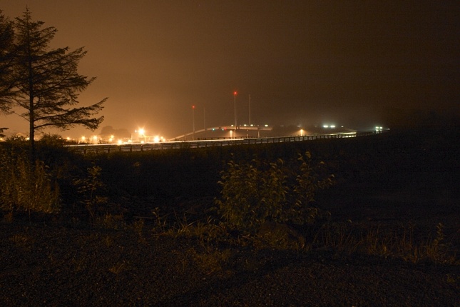 O'Connell Bridge at Night (94158 bytes)