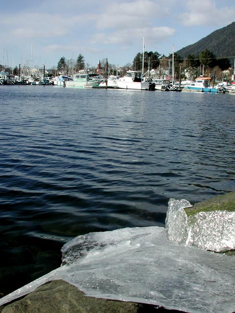 Ice in the Harbor (66083 bytes)