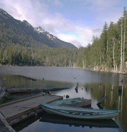 Boats on Thimbleberry Lake (40724 bytes)